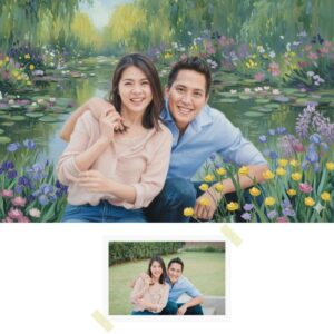 เปลี่ยนภาพคุณให้เป็นงานศิลป์สไตล์โมเน่ต์